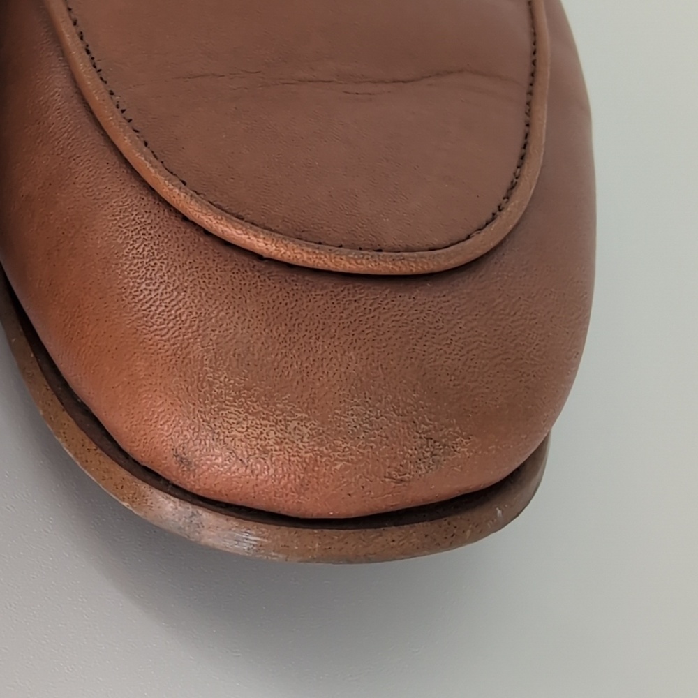 Sam Edelman Luce Horsebit Loafer Flats | Size 9.5 | Tan Cognac Leather - Picture 15 of 16